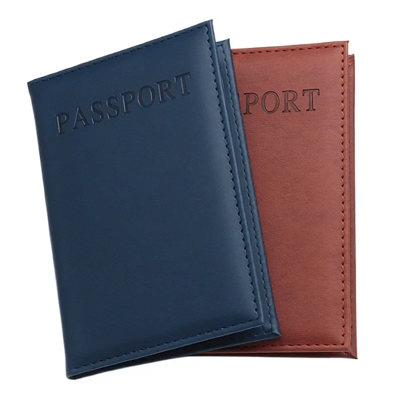 Leather Passport Cover - 1pc couro do plutônio possport capa