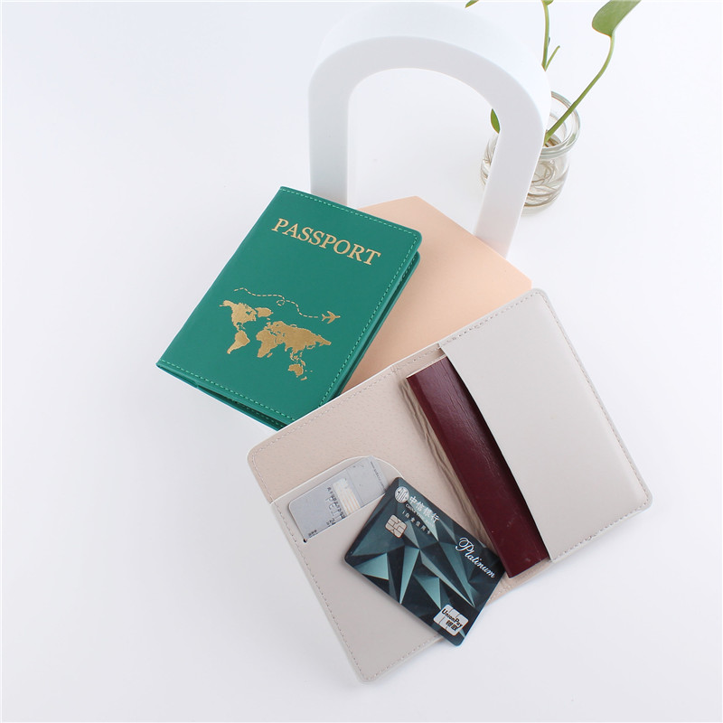 1 pçs couro do plutônio mapa c - Leather Passport Cover avaliação e preço