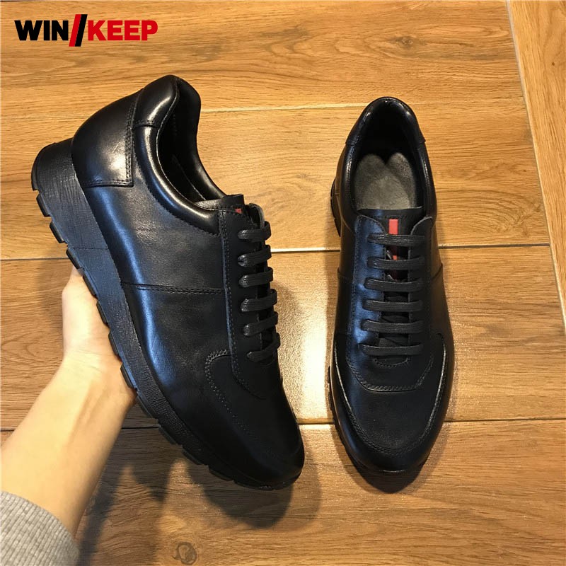 Homens sapatos de couro genuín - Luxury Men Lifestyle avaliação e preço