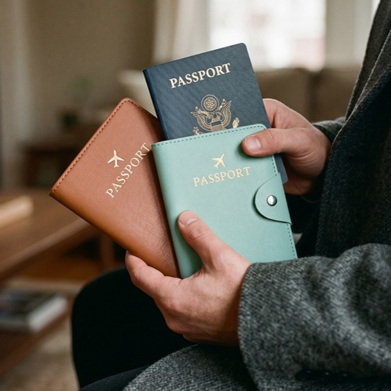 Elegante capa para passaporte  - Leather Passport Cover avaliação e preço