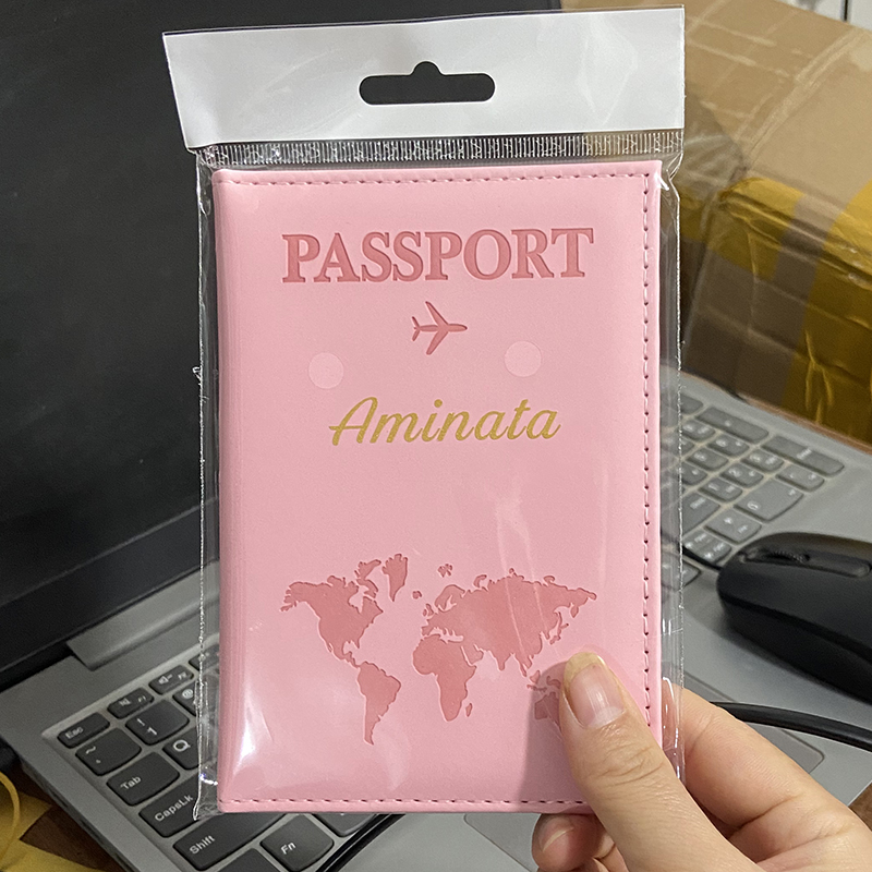 Nome personalizado da cor dour - Leather Passport Cover avaliação e preço