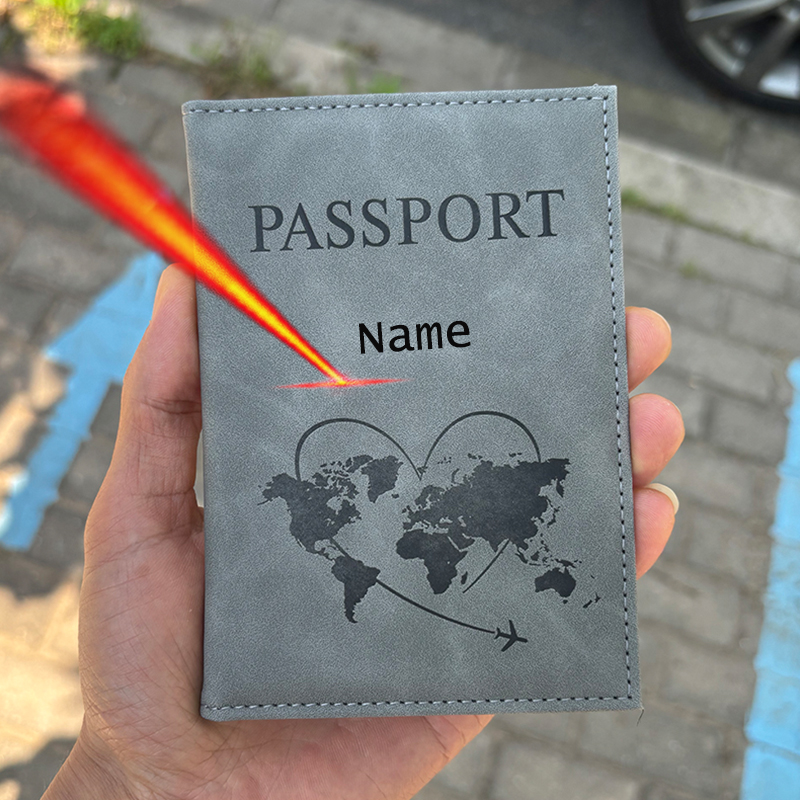 Nome personalizado porta-passa - Leather Passport Cover avaliação e preço