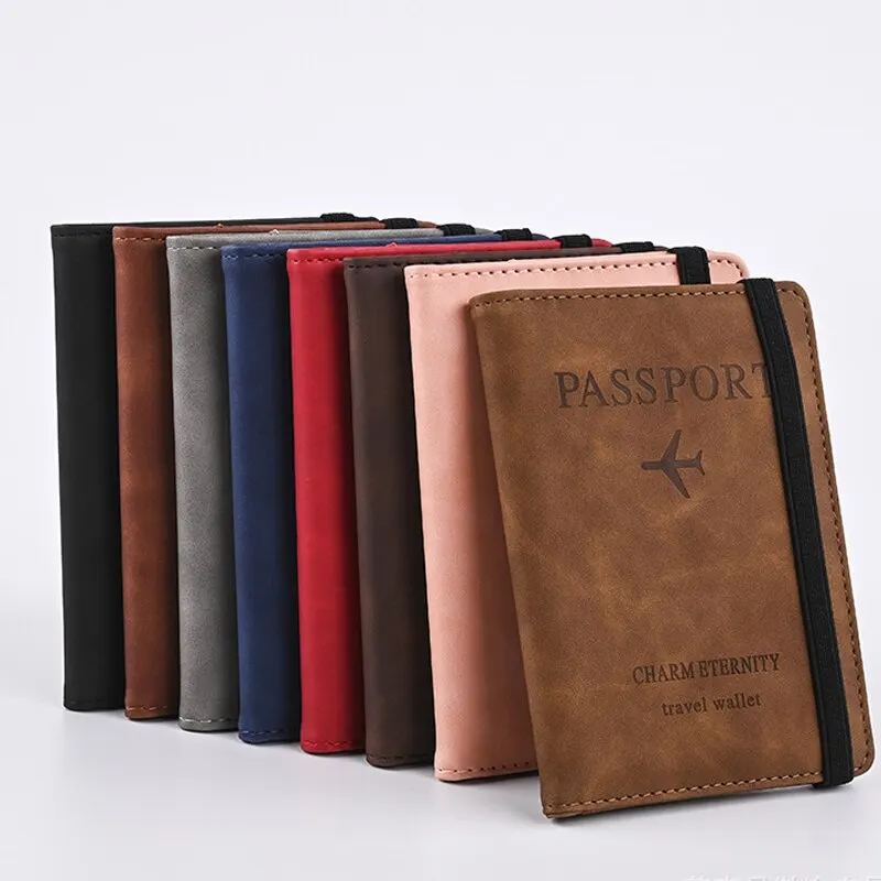PU Leather Hand Carry Carteira - Leather Passport Cover avaliação e preço